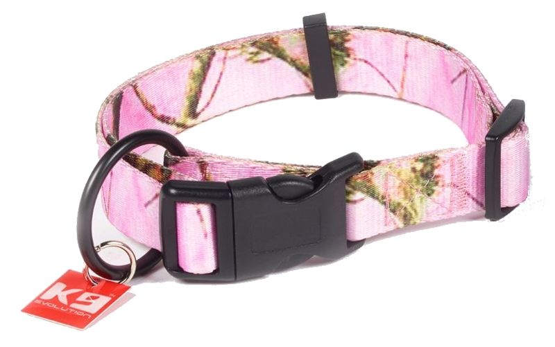 Halsband 25mm pink camo