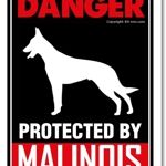 K9 Warning Malinois PVC