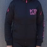 Hoodie K9-unit zip lady